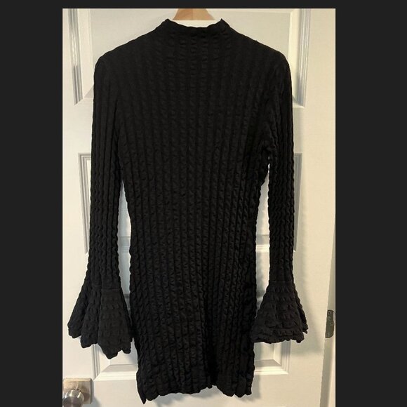 Keepsake the Label Mock Neck Mini Dress in Black - Picture 2 of 8